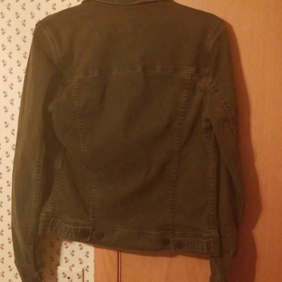 Articles of Society Olive Green Jean Jacket Size Small - Picture 5 of 5